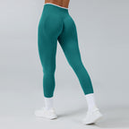 Seamless Knitted Tight High Waist Quick-drying Sports Yoga Pants