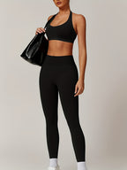 Women's Yoga Workout Set  Supportive Sports Bra  High-Waist Leggings