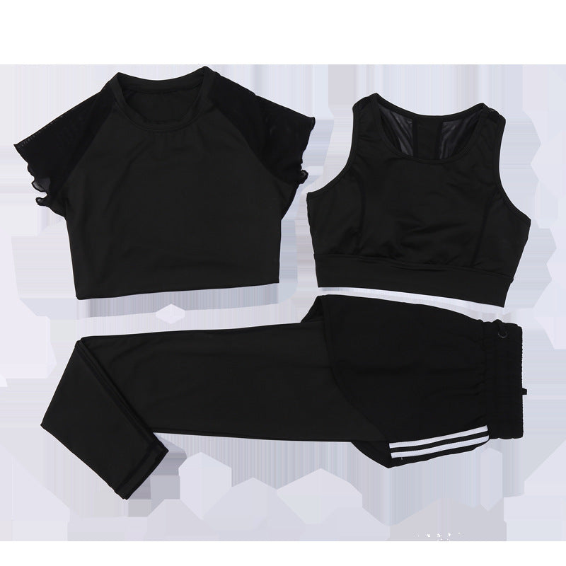 Women's three piece Yoga suit
