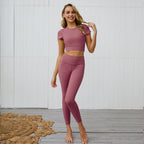 European and American sexy fitness suit