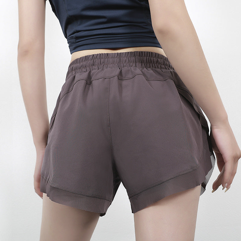 Women's sports quick-drying high waist shorts
