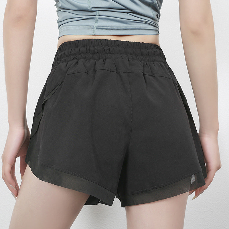 Women's sports quick-drying high waist shorts
