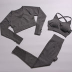 Autumn And Winter Fitness Yoga Three-Piece Suit