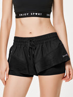 Women's Plus Size Anti-Failure Running Culottes Yoga Sports Pants