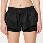 Women's Plus Size Anti-Failure Running Culottes Yoga Sports Pants