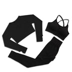 Autumn And Winter Fitness Yoga Three-Piece Suit