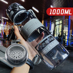 Large Capacity Sports Water Cup Portable Fitness Plastic Large Water Bottle