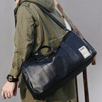 Sport Fitness Bag, Travel Bag, Black Stylish Business Travel Bag, Separate Shoe Depot, Zip Off, For Gym, Sport, Travel, Waterproof