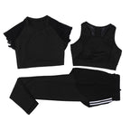 Women's three piece Yoga suit