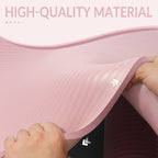 Only Supports Self Pickup  Yoga Mat, 1-2 Inch Ultra-thick High-density Practice Mat With Straps, Suitable For All Kinds Of Yoga Practice, A Variety Of Colors