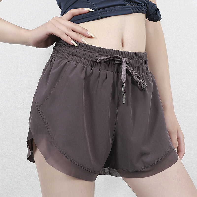 Women's sports quick-drying high waist shorts