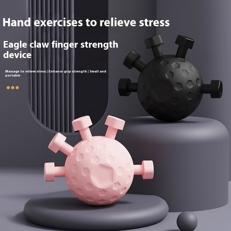 Gym Finger Hand Strengthener Grip Adjustable Resistance Hand Balls Gripper Exerciser For Forearm Strength Climbing Training