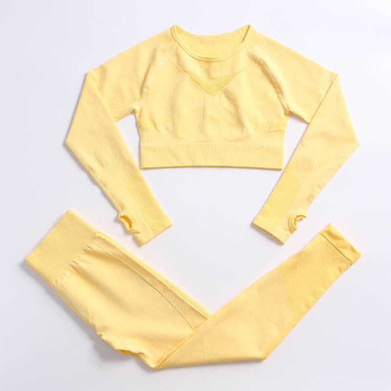 Autumn And Winter Fitness Yoga Three-Piece Suit