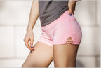 Original spring and summer new tight buttocks YOGA SHORTS dynamic single car cross hollowed out shorts