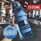 Large Capacity Sports Water Cup Portable Fitness Plastic Large Water Bottle
