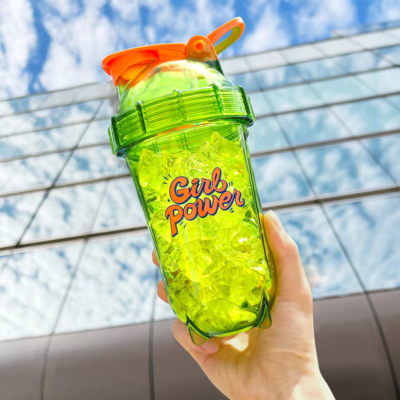 Summer Fitness Shake Cup Tritan Heat-resistant Sports Cup