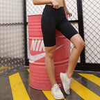 Autumn leisure five-point pants fitness pants stretch tight yoga pants