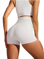 2-Pack Yoga Shorts For Women - High Waisted Workout Shorts, Breathable & Stretchy