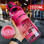 Large Capacity Sports Water Cup Portable Fitness Plastic Large Water Bottle