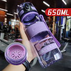 Large Capacity Sports Water Cup Portable Fitness Plastic Large Water Bottle