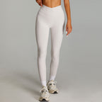 Nude Feel High Waist Fitness Pants Women's Quick-drying Outer Wear Tight Sports Pants