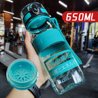 Large Capacity Sports Water Cup Portable Fitness Plastic Large Water Bottle