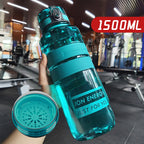 Large Capacity Sports Water Cup Portable Fitness Plastic Large Water Bottle