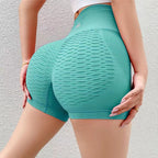 Women's High Waist Peach Hip Tight Yoga Shorts