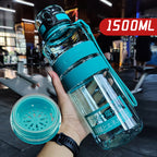 Large Capacity Sports Water Cup Portable Fitness Plastic Large Water Bottle