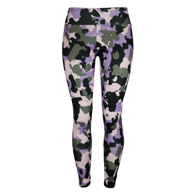 Women's Camouflage High Waist Yoga Pants