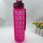 Gradient Color Large-capacity Plastic Space Sports Straw Water Cup