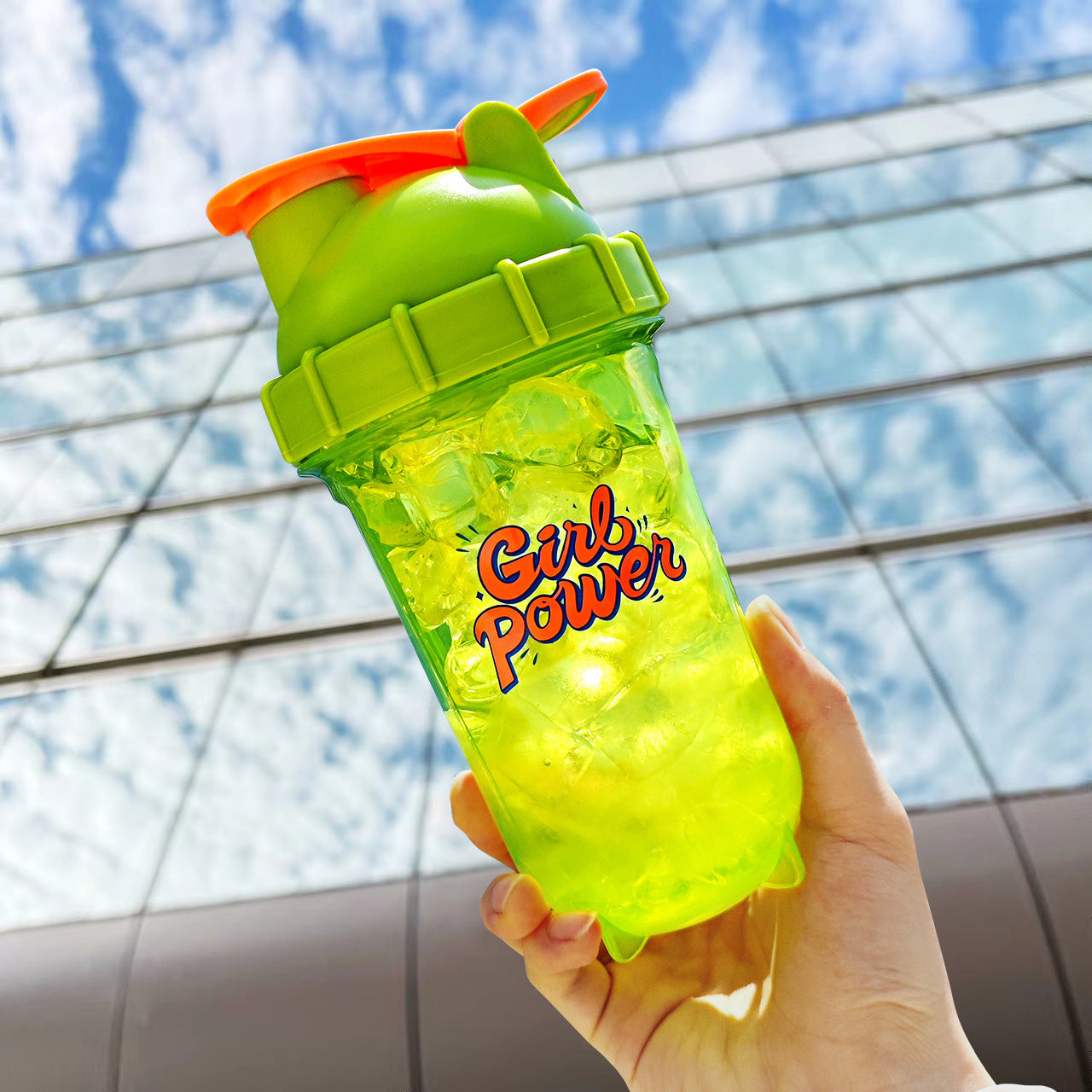 Summer Fitness Shake Cup Tritan Heat-resistant Sports Cup