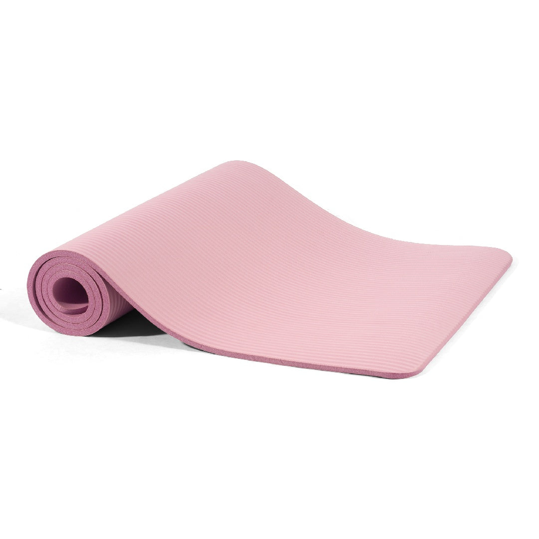 Only Supports Self Pickup  Yoga Mat, 1-2 Inch Ultra-thick High-density Practice Mat With Straps, Suitable For All Kinds Of Yoga Practice, A Variety Of Colors