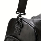 Sport Fitness Bag, Travel Bag, Black Stylish Business Travel Bag, Separate Shoe Depot, Zip Off, For Gym, Sport, Travel, Waterproof