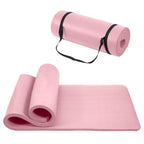 Only Supports Self Pickup  Yoga Mat, One Inch Thickened High-density Practice Mat, Tear-resistant Practice Yoga Mat With Straps, Suitable For All Kinds Of Yoga Practice