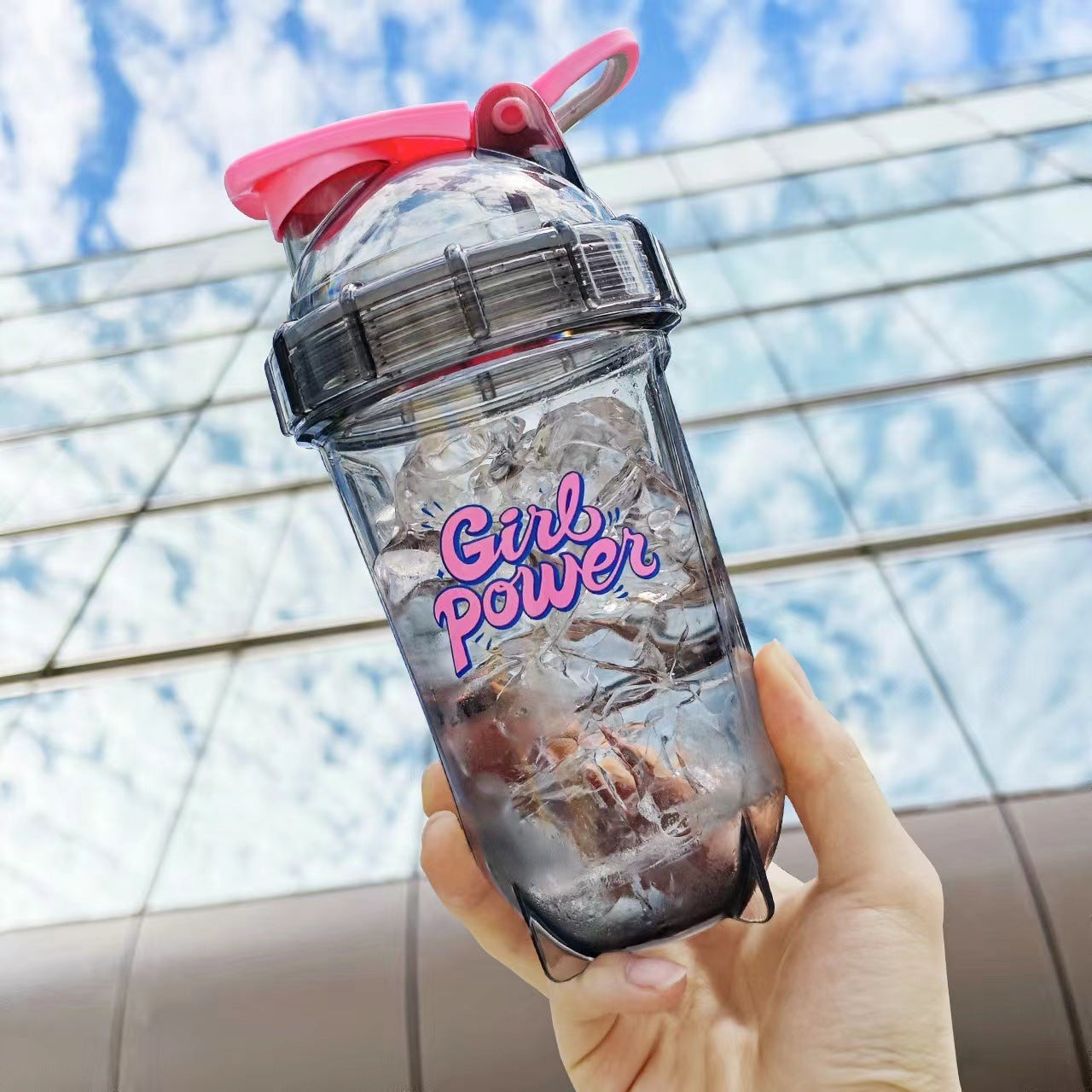 Summer Fitness Shake Cup Tritan Heat-resistant Sports Cup