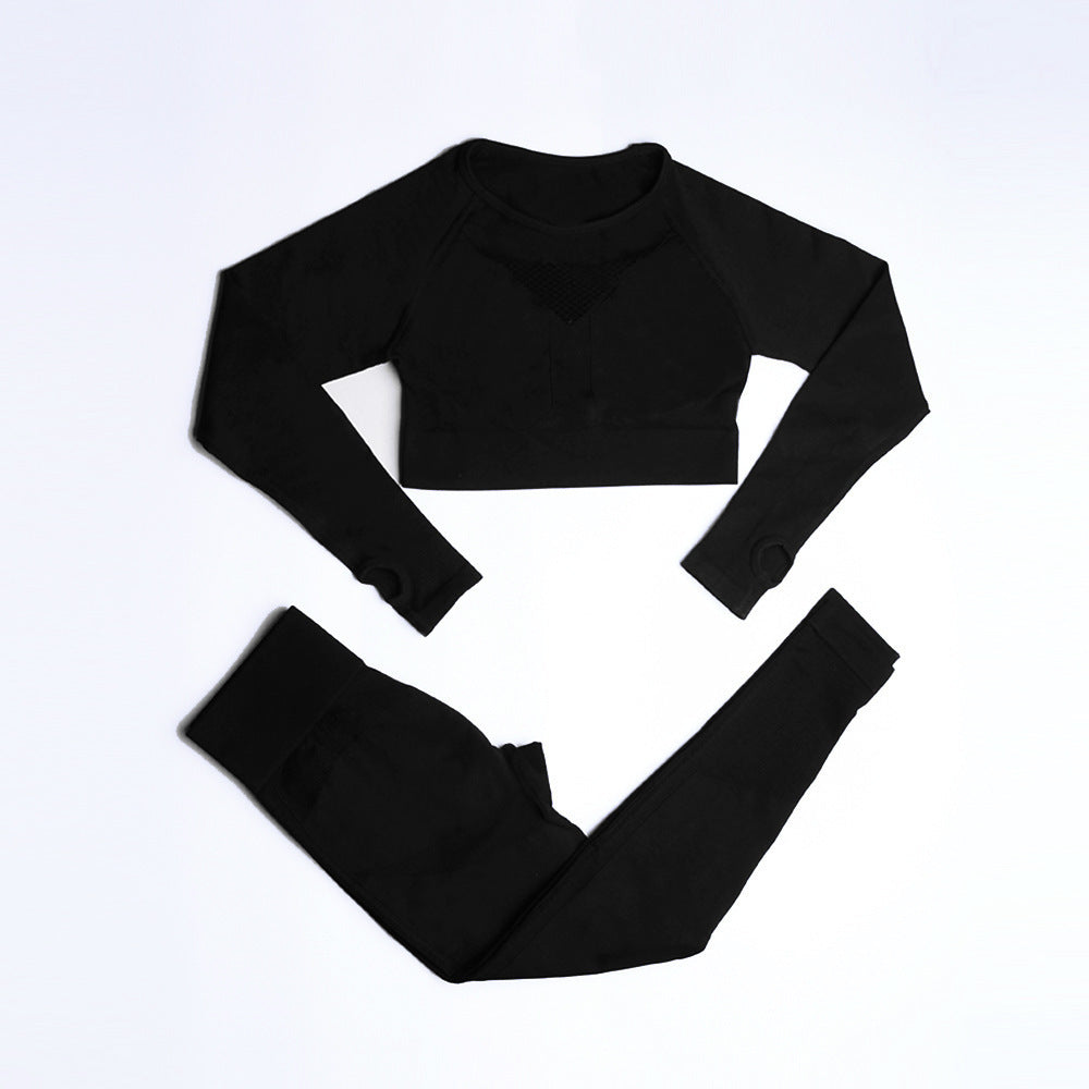 Autumn And Winter Fitness Yoga Three-Piece Suit