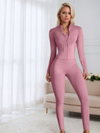 2025 Women's New Fitness Running Suit, Long Sleeved Sports Jacket, Tight Hip Pants Fitness Suit, Suitable For All Seasons
