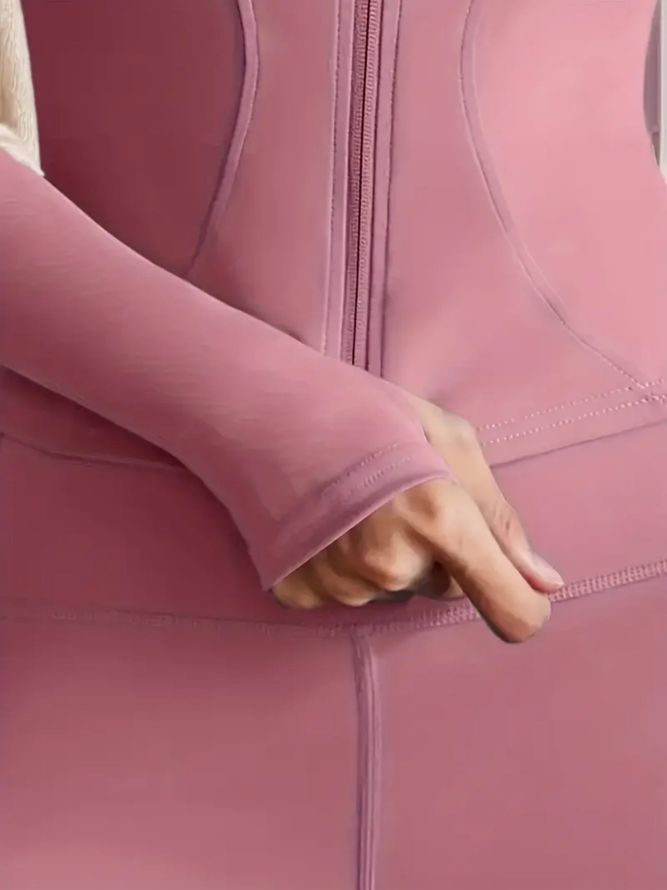 2025 Women's New Fitness Running Suit, Long Sleeved Sports Jacket, Tight Hip Pants Fitness Suit, Suitable For All Seasons