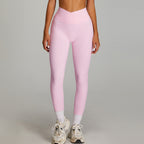 Nude Feel High Waist Fitness Pants Women's Quick-drying Outer Wear Tight Sports Pants
